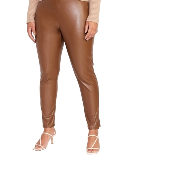 14 - Old Navy • Extra High-Waisted Faux Leather Pants - Picture 1 of 3